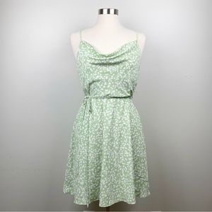Gianni Bini Dress Spaghetti Strap Green